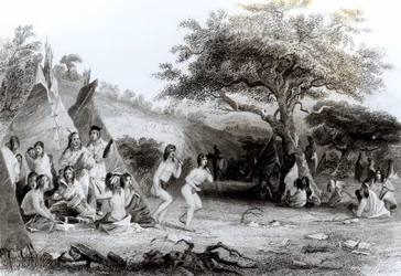 Worship of the Sun, engraved by R. Ehnshelwood